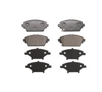 Set di pastiglie freno BRECK 23094 00 701 00, anteriore