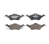 Set di pastiglie freno BRECK 23154 00 702 00, anteriore