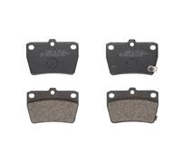 Set di pastiglie freno BRECK 23656 00 702 10, posteriore