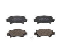Set di pastiglie freno BRECK 23816 00 704 10, posteriore