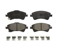 Set di pastiglie freno BRECK 24668 00 701 00, anteriore