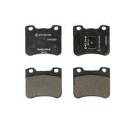 Set di pastiglie freno DELPHI LP1051, anteriore