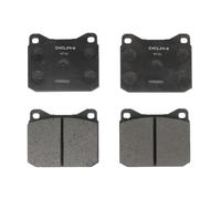 Set di pastiglie freno DELPHI LP117, anteriore, posteriore