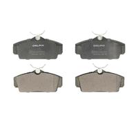 Set di pastiglie freno DELPHI LP1435, anteriore