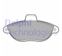 Set di pastiglie freno DELPHI LP1592, anteriore