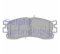 Set di pastiglie freno DELPHI LP1702, anteriore