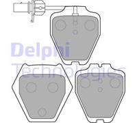 Set di pastiglie freno DELPHI LP1703, anteriore
