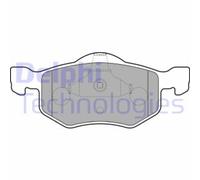 Set di pastiglie freno DELPHI LP1900, anteriore