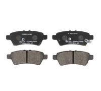DELPHI Kit pastiglie freni Posteriore con segnalatore acustico usura senza accessori LP2016