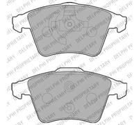 Set di pastiglie freno DELPHI LP2224, anteriore