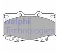 Set di pastiglie freno DELPHI LP2242, fronte