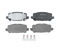 Delphi Kit pastiglie freno LP3244 - posteriore per HONDA HR-V - Low-Metallic