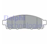 Set di pastiglie freno DELPHI LP3313, anteriore