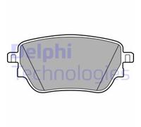 Set di pastiglie freno DELPHI LP3438, posteriore