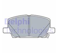 Set di pastiglie freno DELPHI LP3482, anteriore