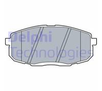 Set di pastiglie freno DELPHI LP3513, anteriore