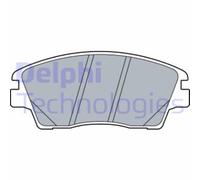 Set di pastiglie freno DELPHI LP3519, anteriore