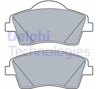 Set di pastiglie freno DELPHI LP3528, anteriore