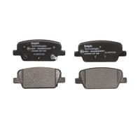 Set di pastiglie freno DELPHI LP3554, posteriore