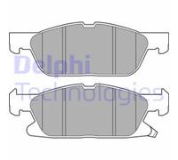 Set di pastiglie freno DELPHI LP3643, anteriore