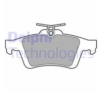 Set di pastiglie freno DELPHI LP3653, posteriore