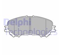 Set di pastiglie freno DELPHI LP3693, anteriore