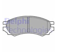 DELPHI LP670 Kit pastiglie freno, Freno a disco per NISSAN,SATURN
