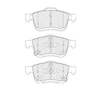 Set di pastiglie freno FERODO FDB5020, anteriore