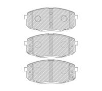 Set di pastiglie freno FERODO FDB5038, anteriore