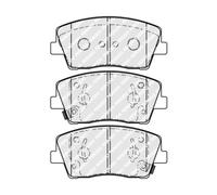 Set di pastiglie freno FERODO FDB5044, anteriore