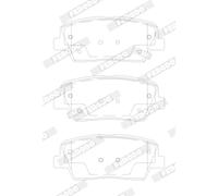FERODO FDB5152 Kit pastiglie freni