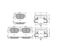 Set di pastiglie freno FERODO FDB5214, anteriore