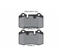 TEXTAR 2016501 Kit pastiglie freni