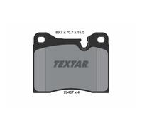 Set di pastiglie freno TEXTAR 2043703, anteriore