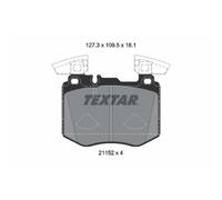 Set di pastiglie freno TEXTAR 2115201, anteriore