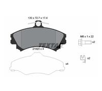 Set di pastiglie freno TEXTAR 2192003, anteriore