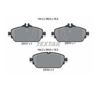 Textar 2203101 Kit pastiglie freno, Freno A Disco