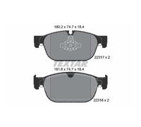 Set di pastiglie freno TEXTAR 2231701, anteriore