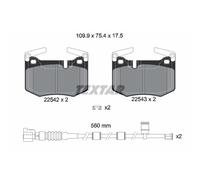 Textar Kit pastiglie freni 2254201, posteriore per LEXUS RC/GS, freno a disco