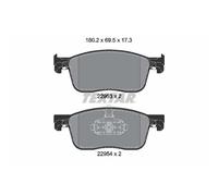 Set di pastiglie freno TEXTAR 2259301, anteriore