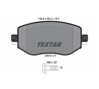 TEXTAR 2261001 Kit pastiglie freni