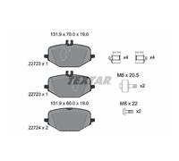Set di pastiglie freno TEXTAR 2272301, posteriore