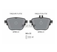 Set di pastiglie freno TEXTAR 2279201, posteriore