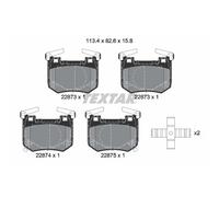 TEXTAR 2287301 Kit pastiglie freni