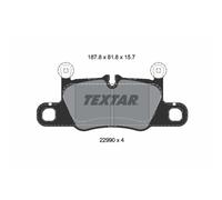 Set di pastiglie freno TEXTAR 2299001, posteriore