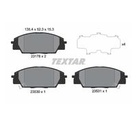 TEXTAR Kit pastiglie freni