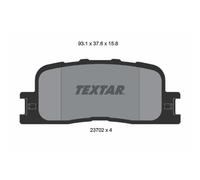 TEXTAR 2370201 Kit pastiglie freni
