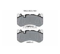 Set di pastiglie freno TEXTAR 2445503, anteriore