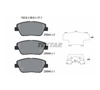 Set di pastiglie freno TEXTAR 2564401, anteriore