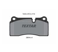Set di pastiglie freno TEXTAR 2581401, posteriore